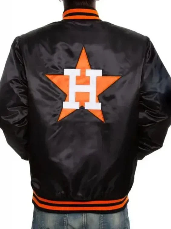 Astros Starter Black Varsity Jacket