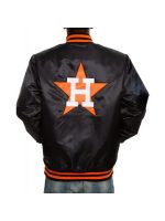 Astros Starter Black Varsity Jacket