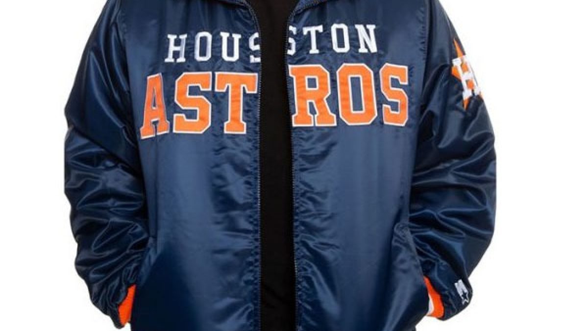 Astros Big Logo Satin Jacket - Order Now - Buy