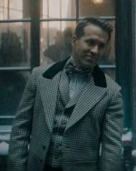 Spirited 2022 Ryan Reynolds Check Plaid Coat