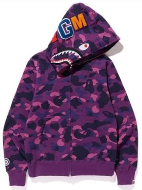 Purple BAPE Hoodie