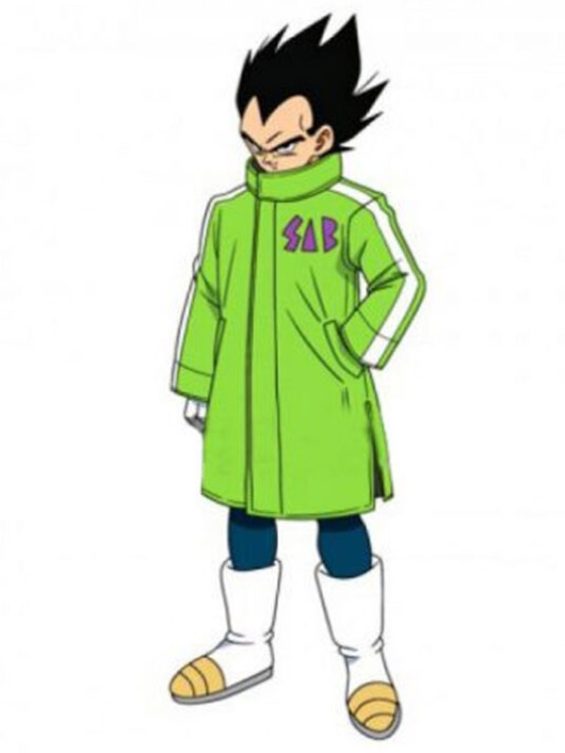 Goku Sab Broly Vegeta Green Jacket