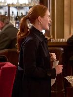 Hotel for the Holidays 2022 Madelaine Petsch Coat