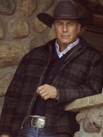 Yellowstone Kevin Costner Plaid Checked Jacket