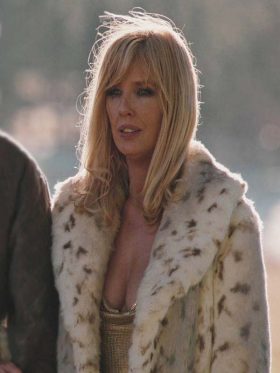 Yellowstone S04 Beth Dutton Snow Lynx Coat