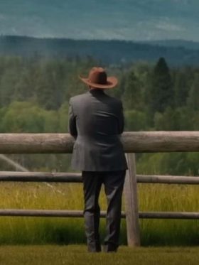 Yellowstone Season 5 Kevin Costner Grey Blazer