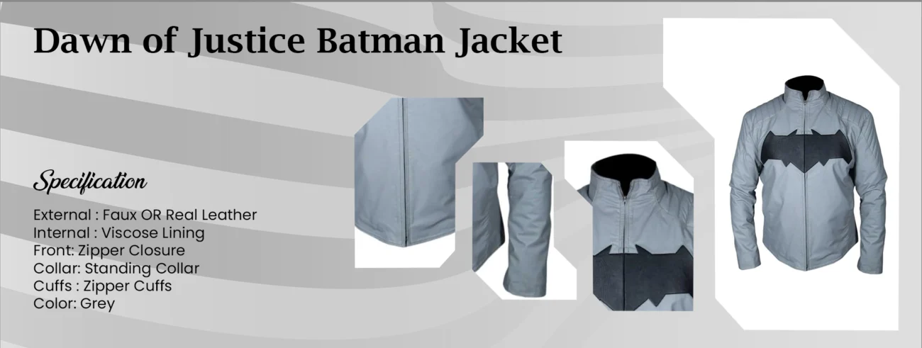 Dawn of Justice Batman Jacket