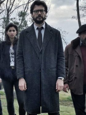 Money Heist El Profesor Trench Coat