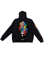 Chrome Hearts Multi Color Cross Cemetery Hoodie