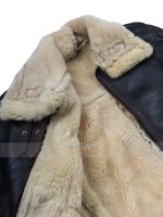 B3 Black Sheepskin Leather Jacket