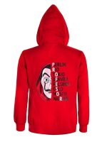 La Casa De Papel Money Heist Red Hoodie