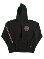 Chrome Hearts Online Exclusive Horse Shoe Pink Hoodie