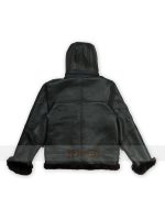 Women B3 Bomber Hooded Classic Shearling Jacket