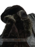 Women B3 Bomber Hooded Classic Shearling Jacket