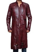 Guardians of Galaxy 2 Star Lord Chris Pratt Leather Coat