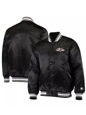 Baltimore Ravens Black Jacket