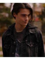 Ginny and Georgia Felix Mallard Black Denim Jacket