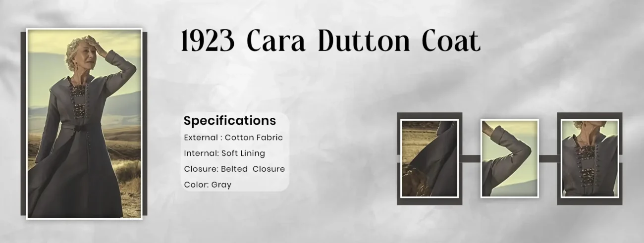 1923 Cara Dutton Coat