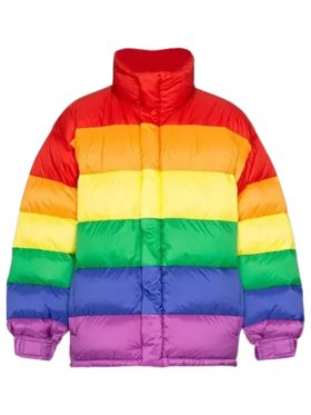 Rainbow Puffer Jacket