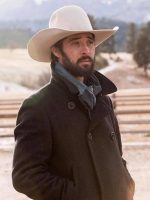 Yellowstone Ryan Bingham Black Peacoat