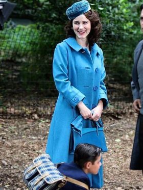 Rachel Brosnahan The Marvelous Mrs. Maisel Trench Coat