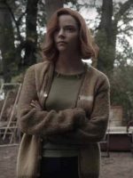 The Queen’s Gambit Anya Taylor Joy Brown Sweater