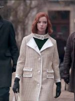 The Queen’s Gambit Beth Harmon Checkered Coat