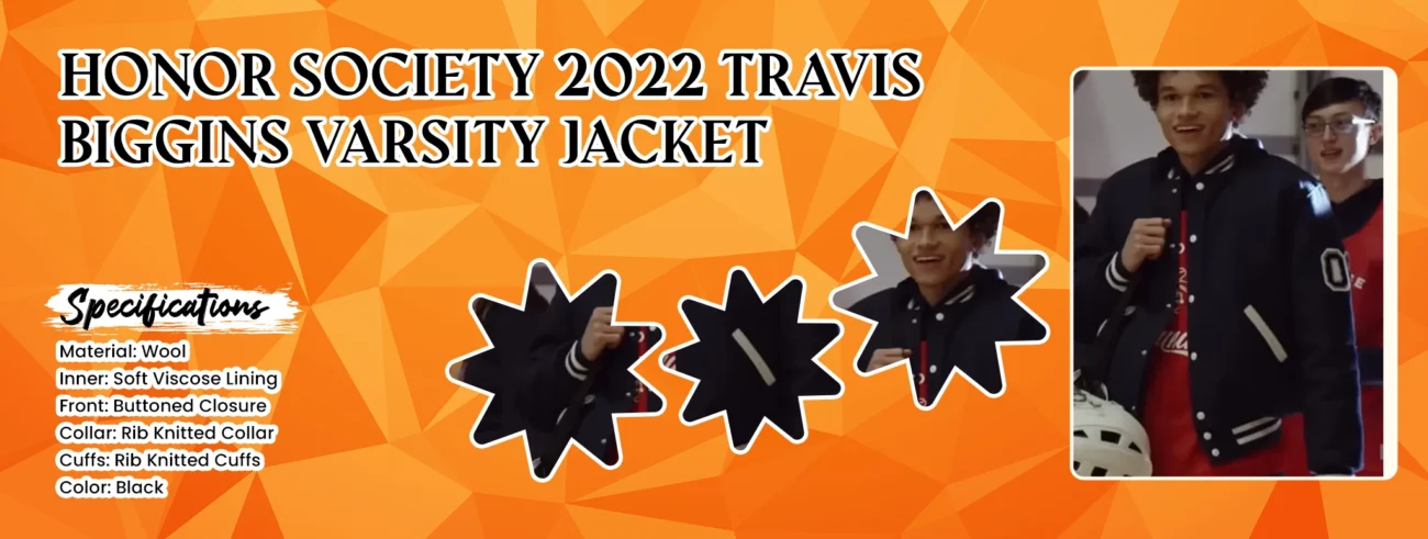 Honor Society 2022 Travis Biggins Varsity Jacket