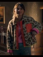 Locke & Key S02 Emilia Jones Leopard Print Jacket