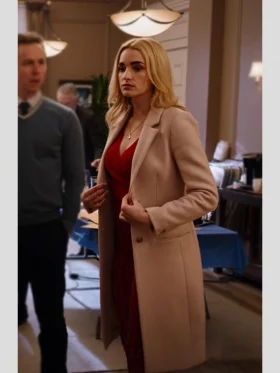 Ginny & Georgia Brianne Howey Beige Coat