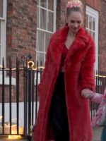 Ted Lasso Keeley Jones Faux Fur Coat