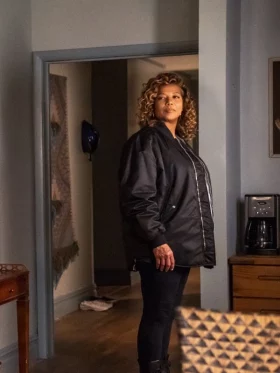 The Equalizer Queen Latifah Black Bomber Jacket