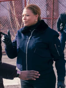 The Equalizer Queen Latifah Fur Collar Jacket