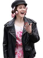 The Marvelous Mrs. Maisel Miriam Black Leather Jacket