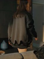 Your Place or Mine Zoe Chao Oversized Bomber Jacket