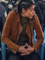 Vanessa Rojas Chicago PD S07 Suede Jacket