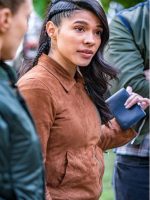 Vanessa Rojas Chicago PD S07 Suede Jacket