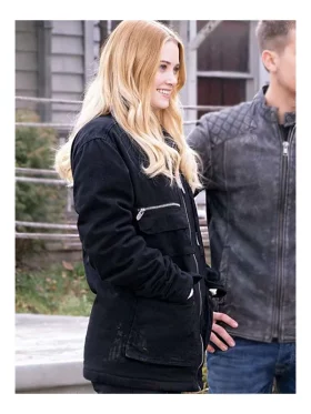 Beautiful Disaster 2023 Virginia Gardner Black Jacket