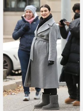 Dead Ringers 2023 Rachel Weisz Grey Coat