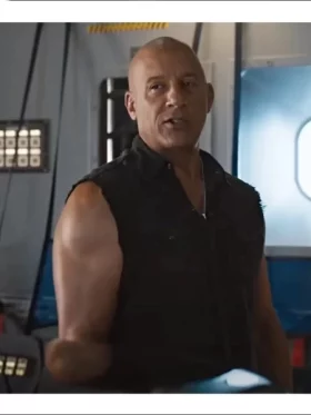 Fast X 2023 Vin Diesel Black Vest