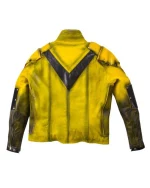 The Reverse Flash Yellow Leather Jacket