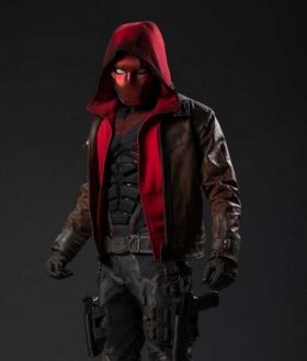 Jason Todd Titans S03 Red Hood Leather Jacket