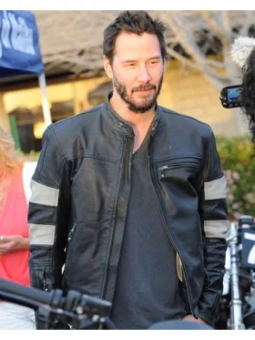 John Wick Slimfit Cafe Racer Biker Leather Jacket