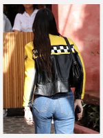 Kendall Jenner Aspen Trip 2023 Leather Jacket