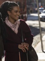 New Amsterdam S04 Helen Sharpe Maroon Coat