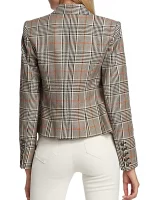 Not Dead Yet Nell Serrano Plaid Blazer