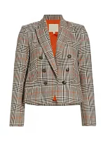 Not Dead Yet Nell Serrano Plaid Blazer