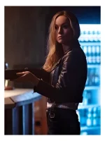 Fast X 2023 Brie Larson Black Leather Jacket