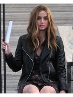 Ghosted 2023 Ana de Armas Leather Jacket