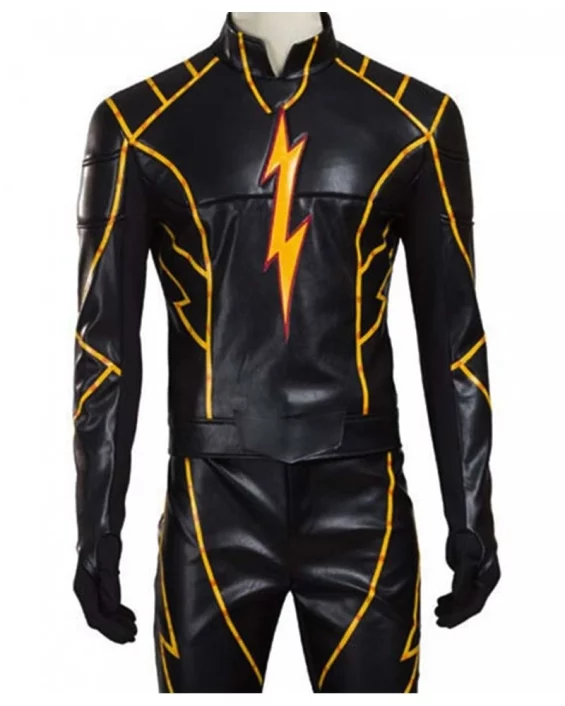 Black Racer The Flash Leather Jacket